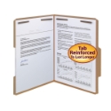 Smead 14880 Kraft Fastener Folders (Bundle: 5 BX) Two Pocket Folder