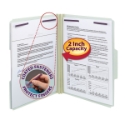 Smead 14934 Pressboard Fastener Folders with SafeSHIELD Coated Fastener Technology (Bundle: 5 BX) Two Pocket Folder