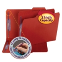 Smead 14936 Colored Pressboard Fastener Folders with SafeSHIELD Coated Fastener Technology File Labels