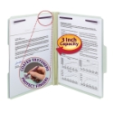 Smead 14944 Pressboard Fastener Folders with SafeSHIELD Coated Fastener Technology (Bundle: 5 BX) Two Pocket Folder