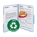 Smead 15000 100% Recycled Pressboard Fastener Folders File Folders