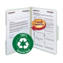 Smead 15003 100% Recycled Pressboard Fastener Folders File Wallet