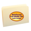 Smead 15310 Manila Folders with Reinforced Tab (Bundle: 5 BX) Fastener Folders