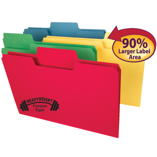 Smead 15410 SuperTab Heavyweight File Folders File Jacket