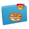 Smead 17010 Colored Folders with Reinforced Tab File Labels