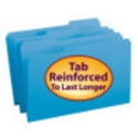 Smead 17034 Colored Folders with Reinforced Tab (Bundle: 5 BX) Hanging Folders
