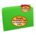 Smead 17110 Colored Folders with Reinforced Tab File Labels