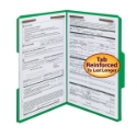 Smead 17140 Colored Fastener Folders with Reinforced Tabs (Bundle: 5 BX) Two Pocket Folder