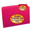 Smead 17710 Colored Folders with Reinforced Tab File Labels