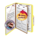 Smead 18734 Colored Pressboard Classification Folders with SafeSHIELD Coated Fastener Technology File Folders