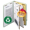 Smead 19022 100% Recycled Pressboard Colored Classification Folders File Folders