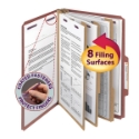 Smead 19092 Pressboard Classification Folders with SafeSHIELD Coated Fastener Technology (Bundle: 5 BX) Hanging Folders