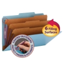 Smead 19094 Colored Pressboard Classification Folders with SafeSHIELD Coated Fastener Technology Folders