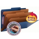 Smead 19096 Colored Pressboard Classification Folders with SafeSHIELD Coated Fastener Technology Expanding Wallet