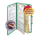 Smead 19201 PressGuard Classification Folders with SafeSHIELD Coated Fastener Technology Folders