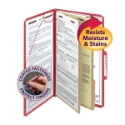 Smead 19202 PressGuard Classification Folders with SafeSHIELD Coated Fastener Technology File Pockets