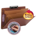 Smead 19230 Pressboard Classification Folders with SafeSHIELD Coated Fastener Technology File Labels