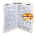 Smead 19537 Manila Fastener Folders with Reinforced Tab (Bundle: 5 BX) File Guides