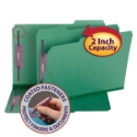 Smead 19938 Colored Pressboard Fastener Folders with SafeSHIELD Coated Fastener Technology File Folders