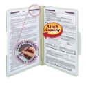 Smead 19944 Pressboard Fastener Folders with SafeSHIELD Coated Fastener Technology (Bundle: 5 BX) Two Pocket Folder