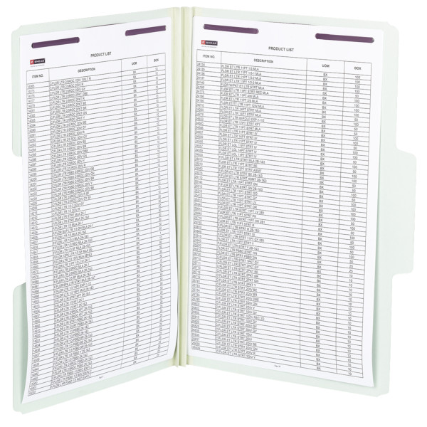 Smead 19981 SuperTab Pressboard Fastener Folders File Folders