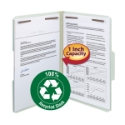 Smead 20003 100% Recycled Pressboard Fastener Folders File Folders