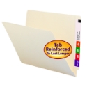 Smead 24109 End Tab Manila Folders with Shelf-Master Reinforced Tab (Bundle: 5 BX) Hanging Folders