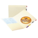 Smead 24115 End Tab Manila Pocket Folders with Shelf-Master Reinforced Tab (Bundle: 5 BX) Hanging Folders