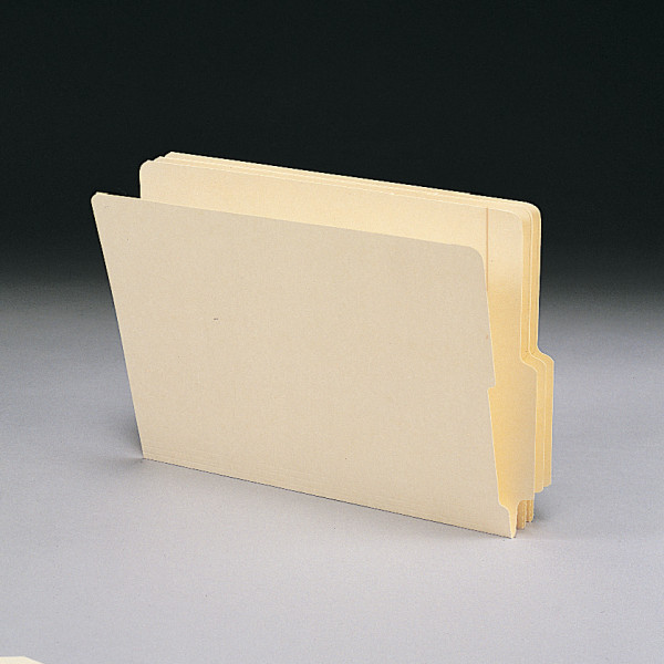 Smead 24179 End Tab Manila Folders with Shelf-Master Reinforced Tab File Labels
