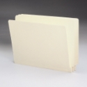 Smead 24500 End Tab Manila Folders with Shelf-Master Reinforced Tab File Labels