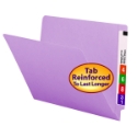 Smead 25410 End Tab Colored Folders with Shelf-Master Reinforced Tab File Labels