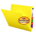 Smead 25910 End Tab Colored Folders with Shelf-Master Reinforced Tab File Labels