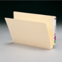 Smead 27275 End Tab Manila Expansion Folders with Reinforced Tab File Labels