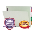 Smead 34705 End Tab Pressboard Fastener Folders with SafeSHIELD Coated Fastener Technology (Bundle: 5 BX) Hanging Folders