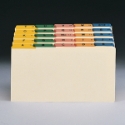 Smead 52180 Manila and Pressboard Guides, Alphabetic Indexed Sets Classification Folders
