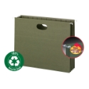 Smead 64226 100% Recycled Hanging Pockets with Full-Height Gusset File Jacket