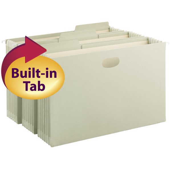 Smead 64324 FasTab Hanging Pockets with TUFF Construction Vertical Filing