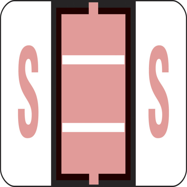 Smead 67089 BCCS and BCCR Bar-Style Color-Coded Labels Report Cover