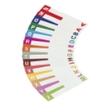Smead 67152 AlphaZ NCC Color-Coded Name Labels (Bundle: 5 PK) File Folders
