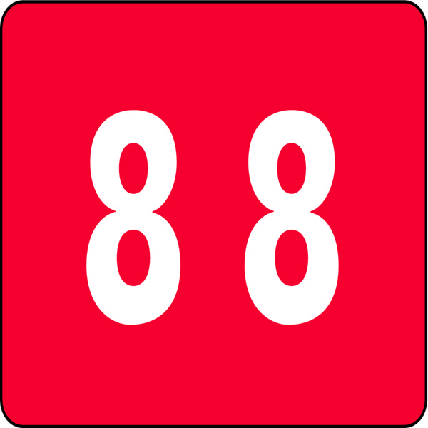 Smead 67348 DCC and DCCRN Color-Coded Numeric Labels File Labels