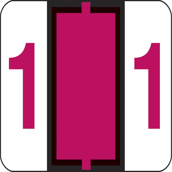 Smead 67371 BCCSN and BCCRN Bar-Style Color-Coded Labels File Labels
