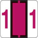 Smead 67371 BCCSN and BCCRN Bar-Style Color-Coded Labels File Labels