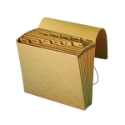 Smead 70186 Kraft Expanding Files with Flap and Elastic Cord (Bundle: 5 EA) Fastener Folders
