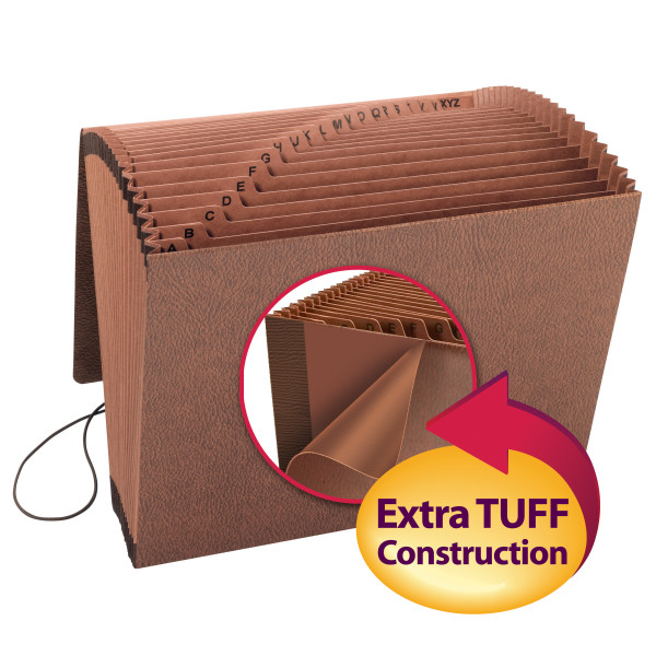 Smead 70318 TUFF Expanding Files with Flap and Elastic Cord (Bundle: 5 EA) File Labels