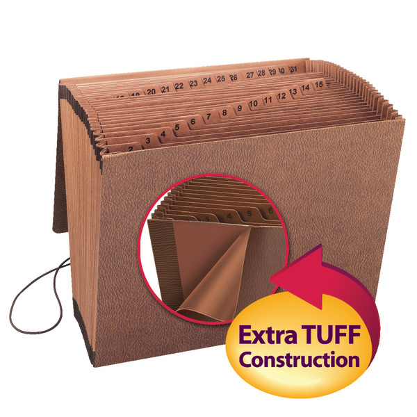 Smead 70367 TUFF Expanding Files with Flap and Elastic Cord File Labels