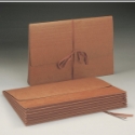 Smead 71076 Redrope Expanding Wallets with Cloth Tape Tie Classification Folders