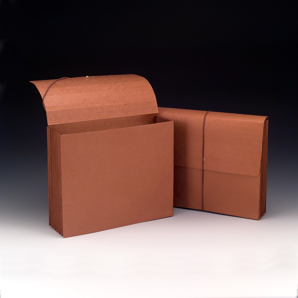 Smead 71109 Redrope Expanding Wallets with Elastic Cord Classification Folders
