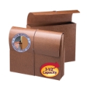 Smead 71353 Leather-Like Expanding Wallets with Elastic Cord File Folders