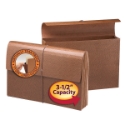 Smead 71456 Leather-Like Expanding Wallets with Elastic Cord File Pocket