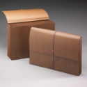 Smead 72375 Leather-Like Partition Wallets with Elastic Cord File Pocket